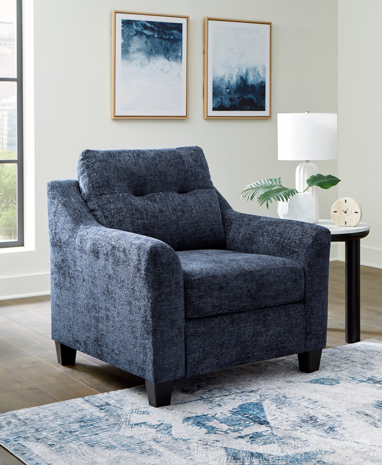 Keenelynn Navy Chair