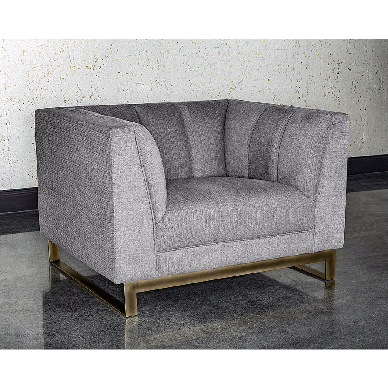 Parker Armchair - Zenith Soft Grey