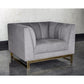 Parker Armchair - Zenith Soft Grey