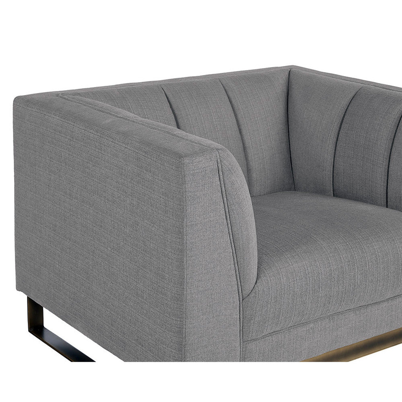 Parker Armchair - Zenith Soft Grey