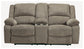 Draycoll DBL Rec Loveseat w/Console