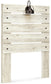 Cambeck  Panel Headboard With Mirrored Dresser