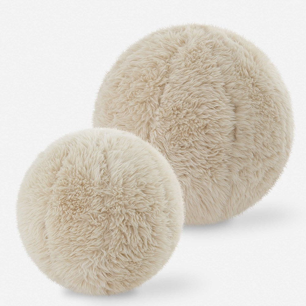 ABIDE BALL PILLOWS, S/2