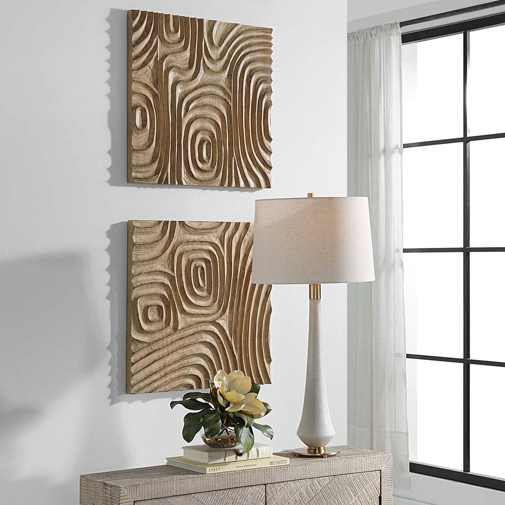 CHANNELS WOOD WALL DECOR