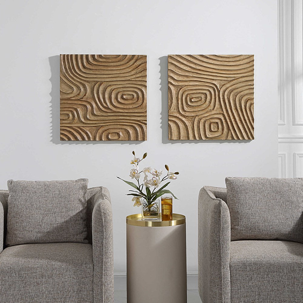 CHANNELS WOOD WALL DECOR