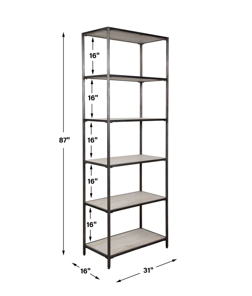 BALDWIN ETAGERE, 2 CARTONS