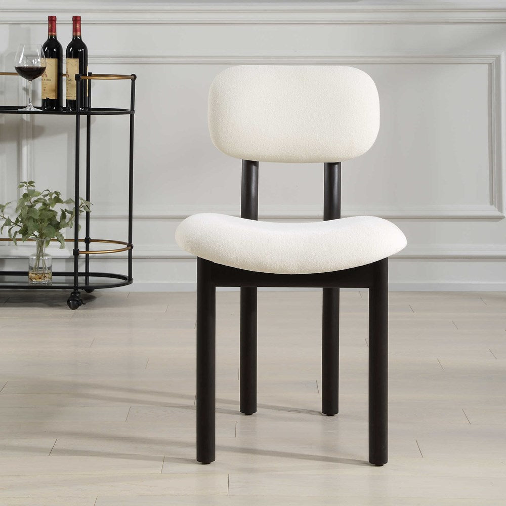 SCULPT DINING CHAIR, WHITE, 2 PER BOX, PRICED EACH