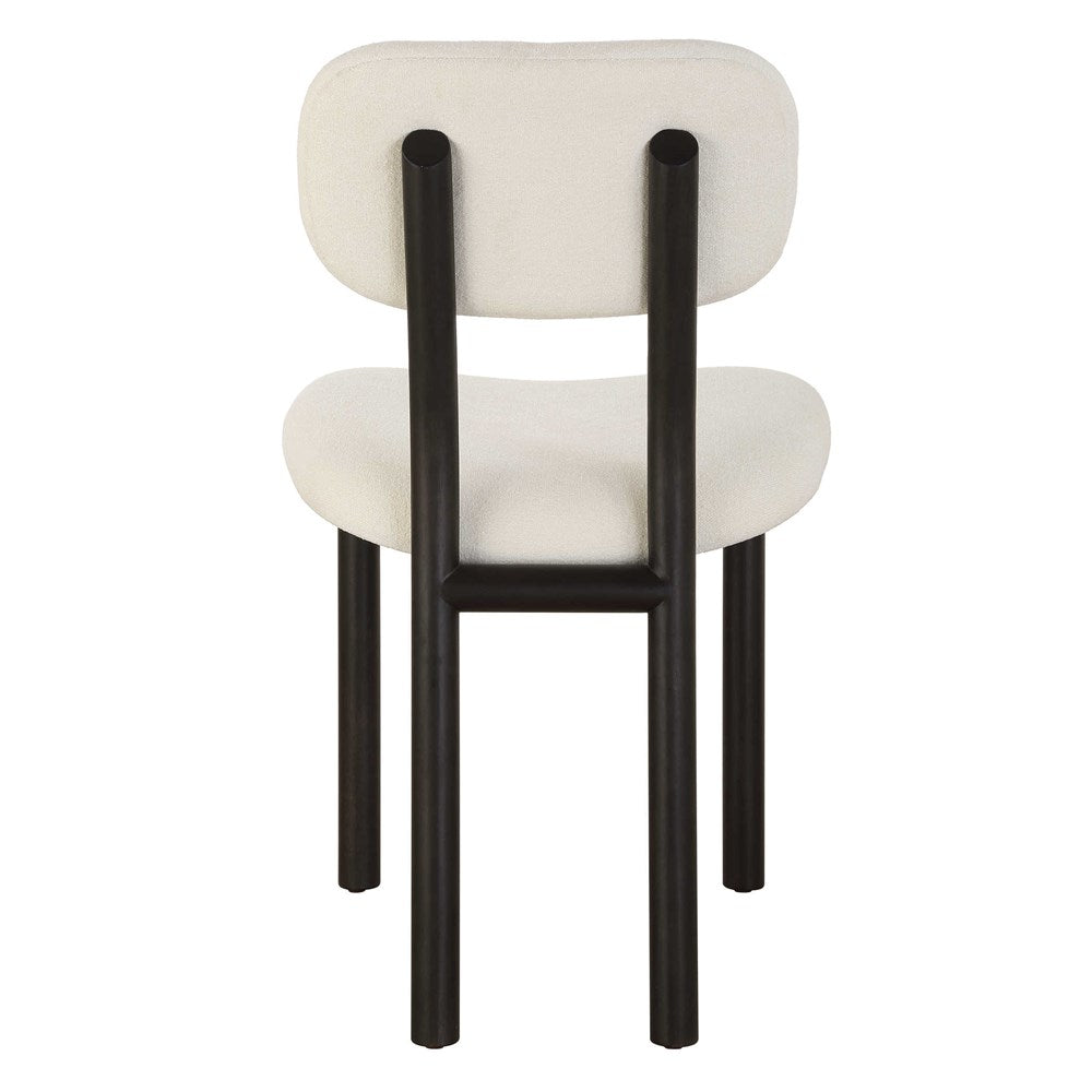 SCULPT DINING CHAIR, WHITE, 2 PER BOX, PRICED EACH