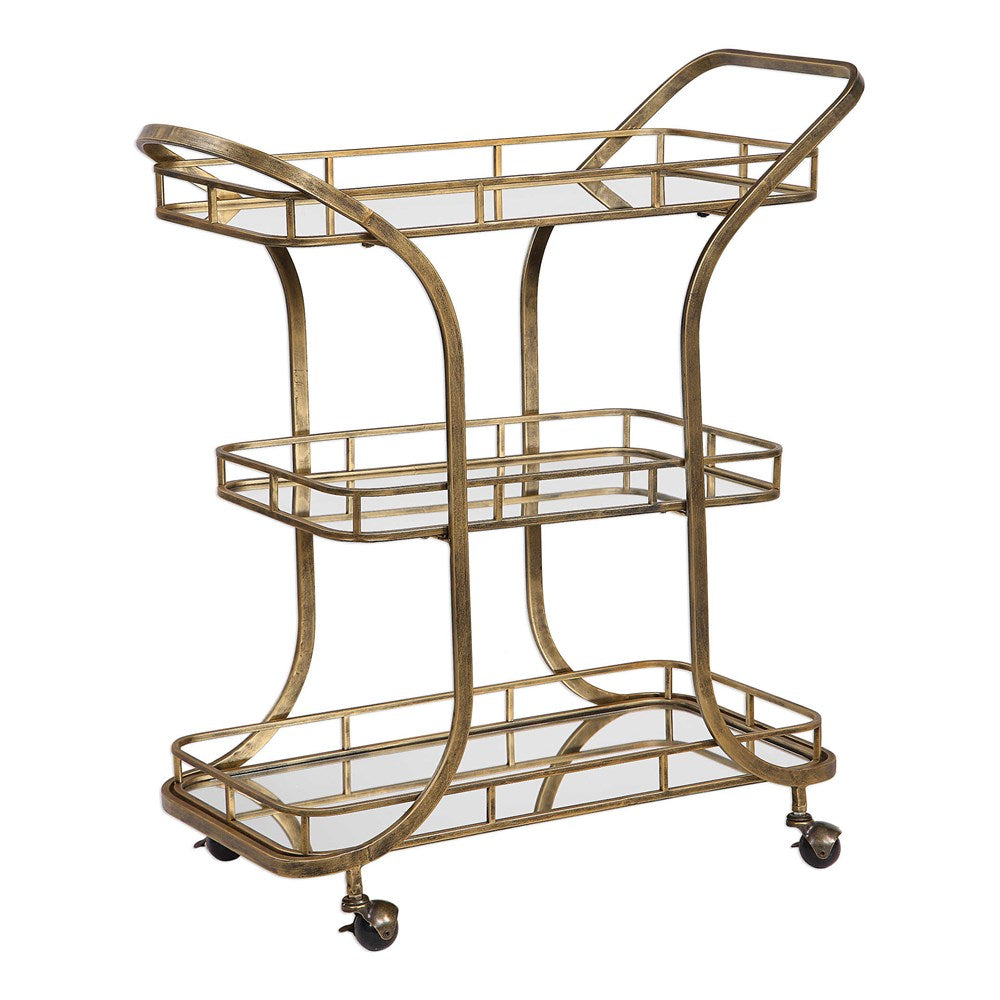 STASSI SERVING CART