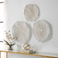 OCEAN GEMS WALL DECOR, NATURAL, S/3