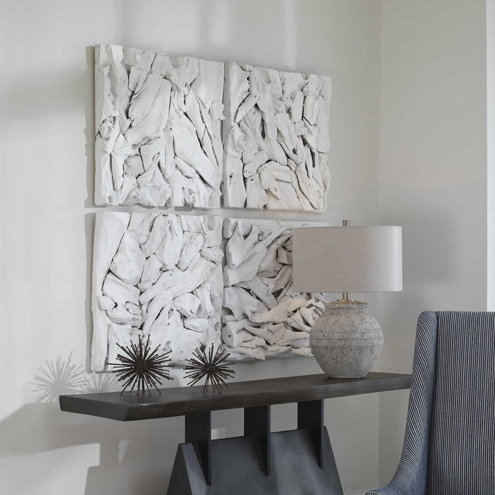 RIO WOOD WALL DECOR, WHITEWASHED