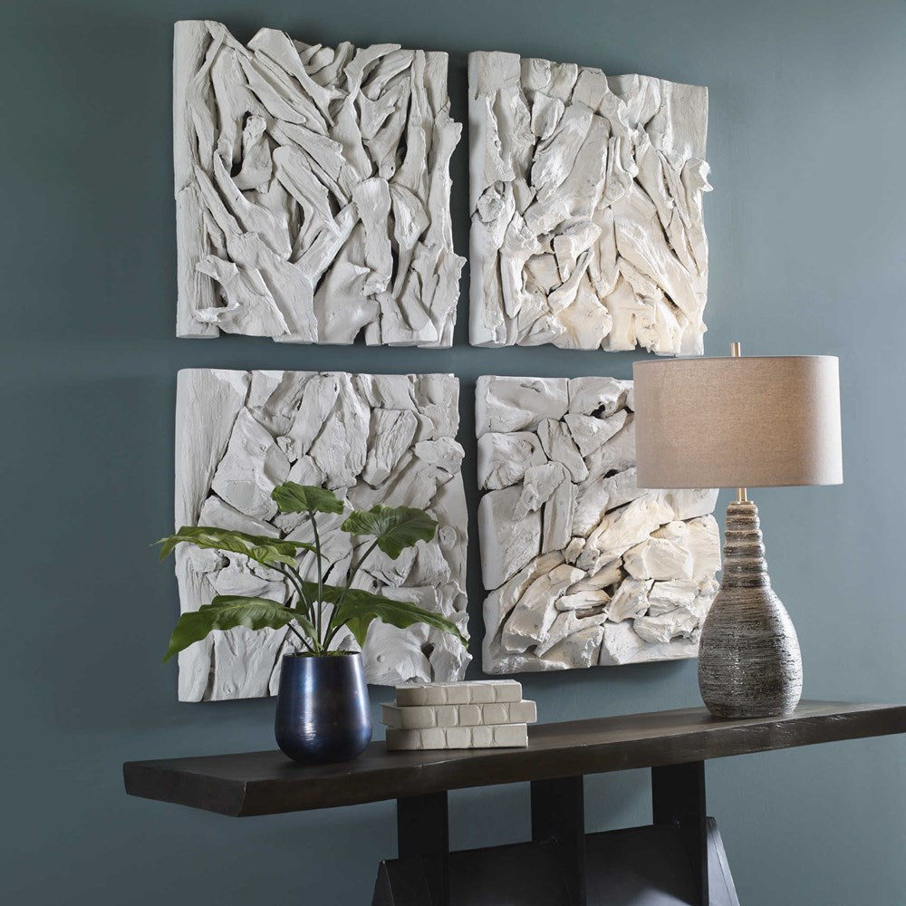 RIO WOOD WALL DECOR, WHITEWASHED