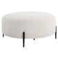 ARLES LARGE OTTOMAN, BLACK