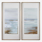 COASTLINE FRAMED PRINTS, S/2