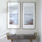 COASTLINE FRAMED PRINTS, S/2