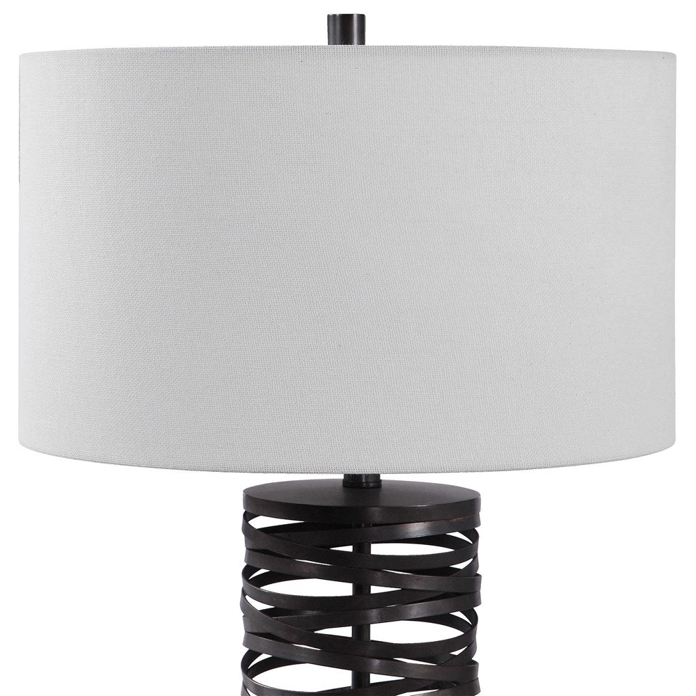 ALITA RUST BLACK TABLE LAMP