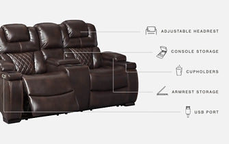 Warnerton Sofa, Loveseat and Recliner