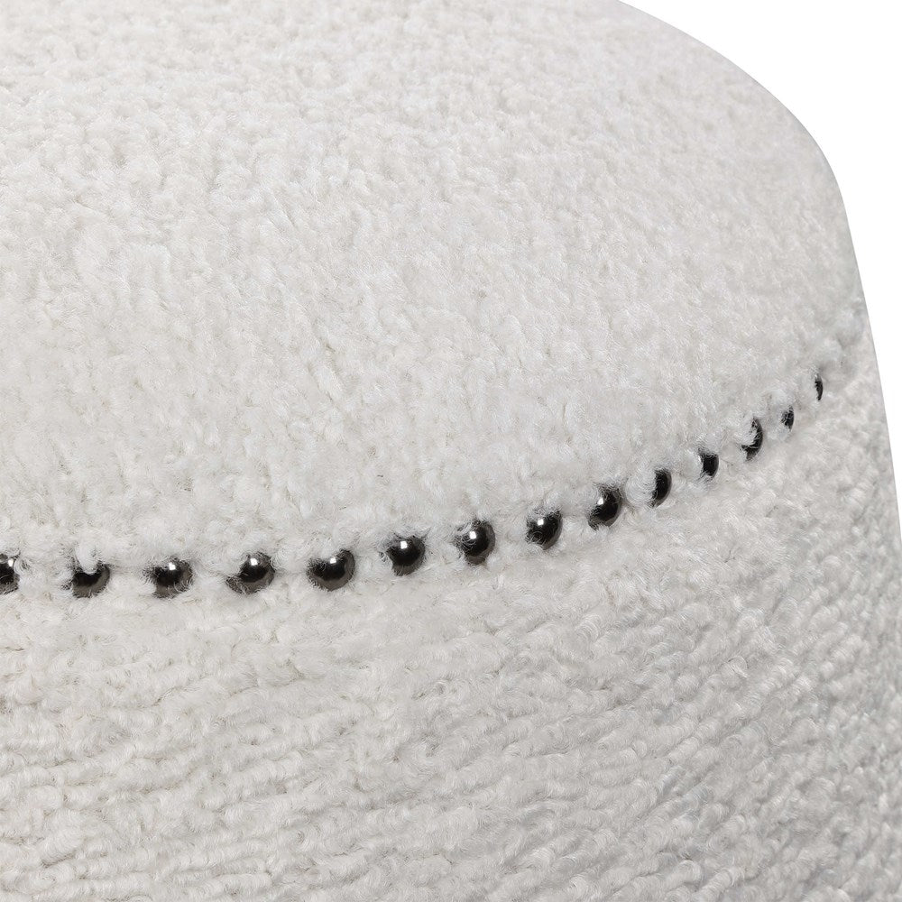 GUMDROP OTTOMAN, WHITE