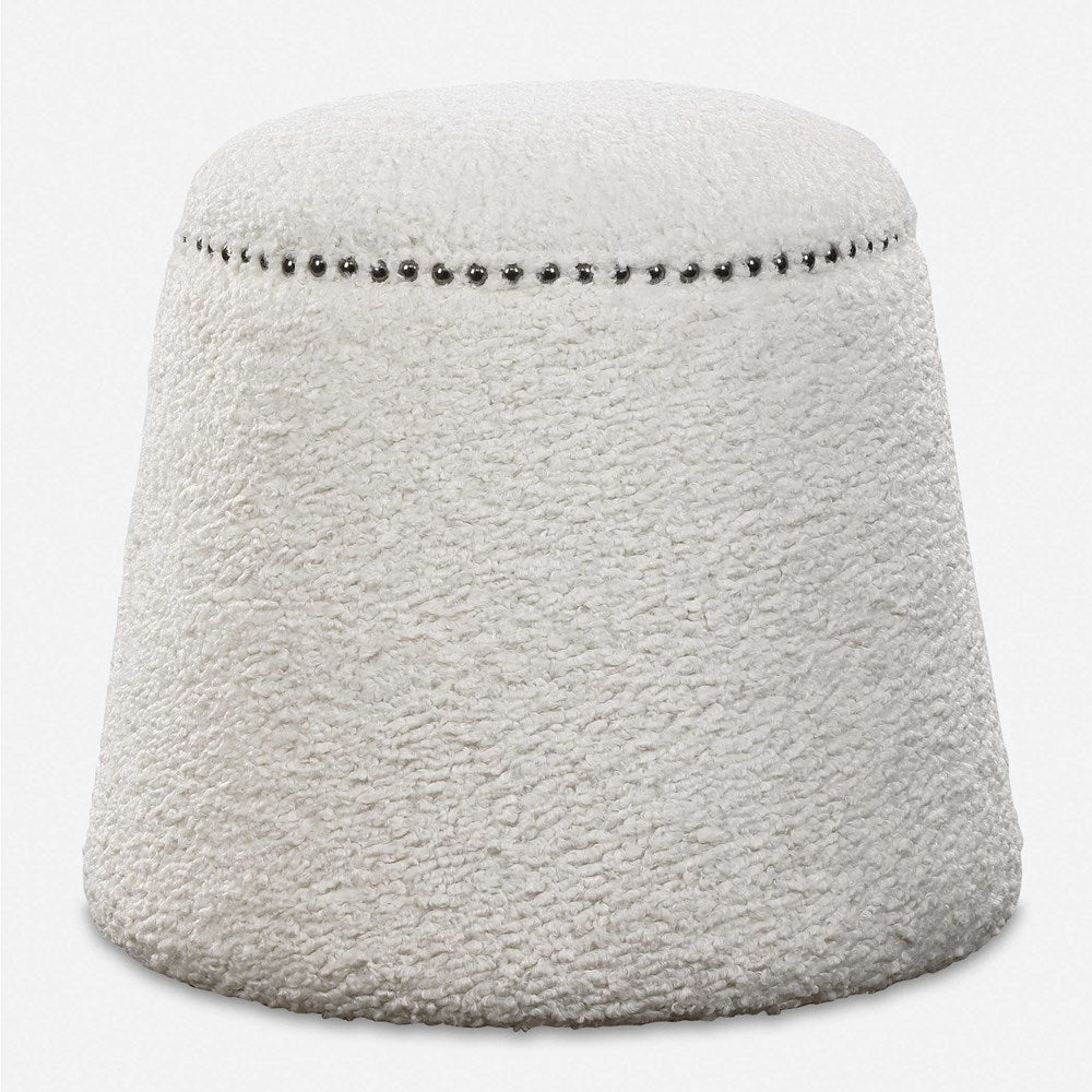 GUMDROP OTTOMAN, WHITE