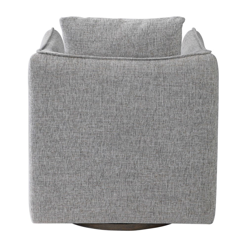 CORBEN SWIVEL CHAIR, STONE