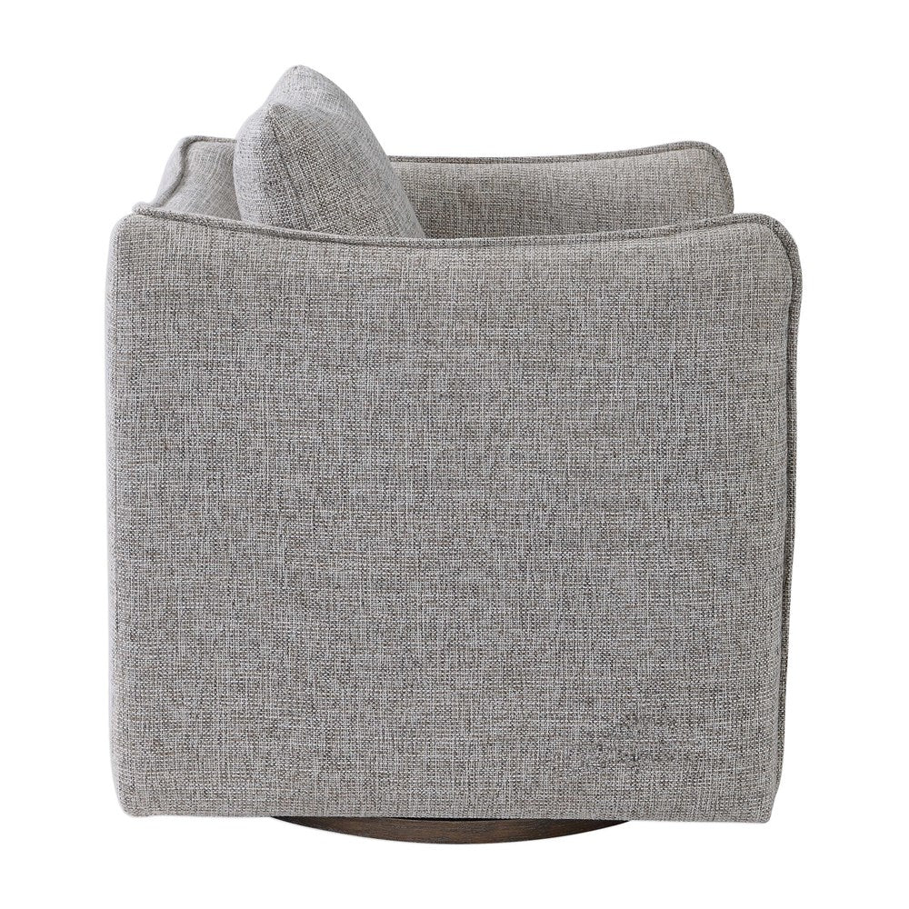 CORBEN SWIVEL CHAIR, STONE