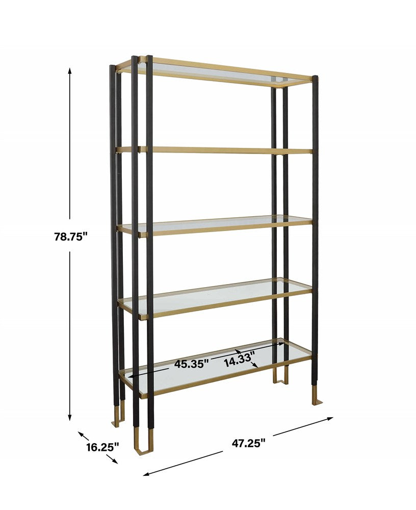 KENTMORE ETAGERE, 2 CARTONS