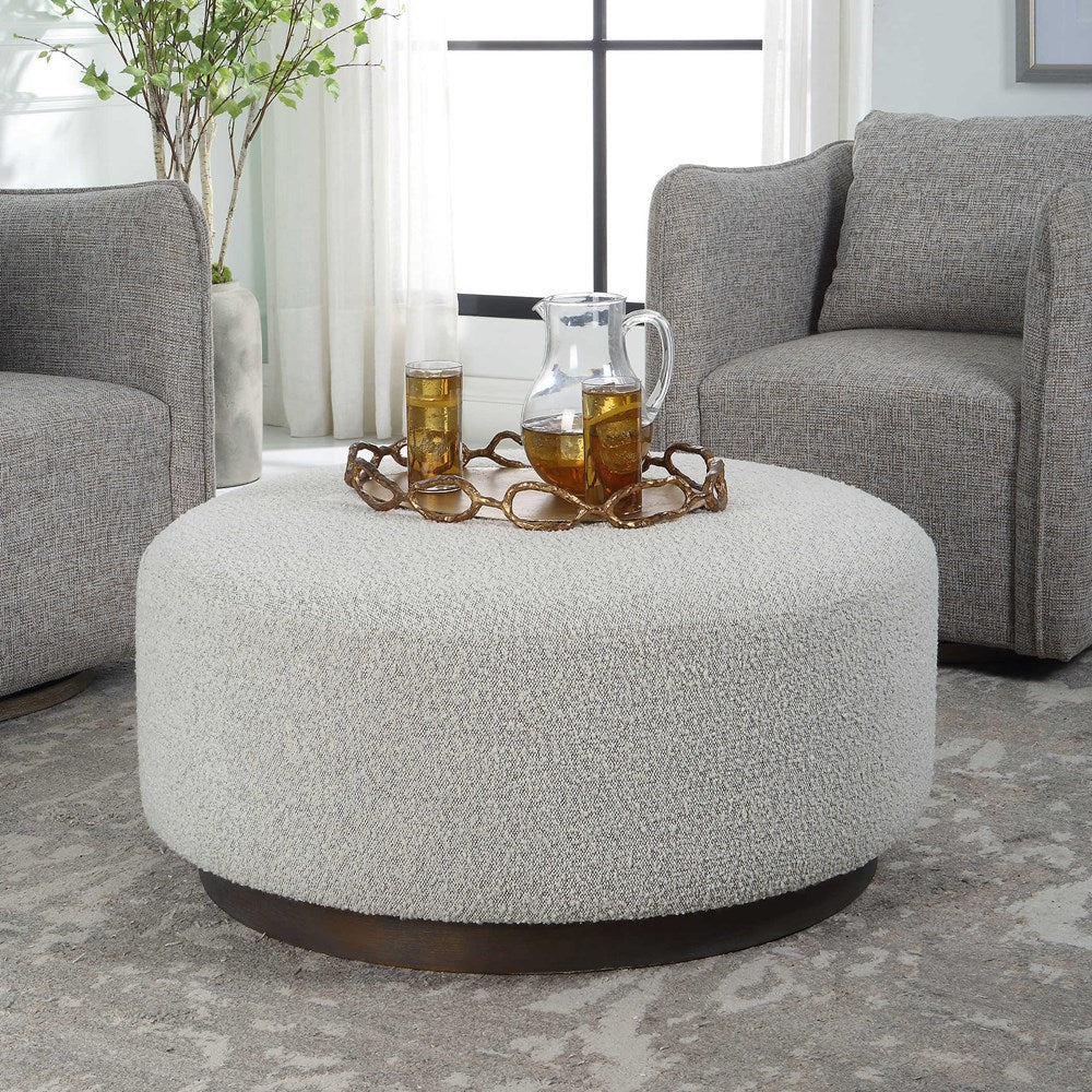 AVILA OTTOMAN, LARGE, GRAY