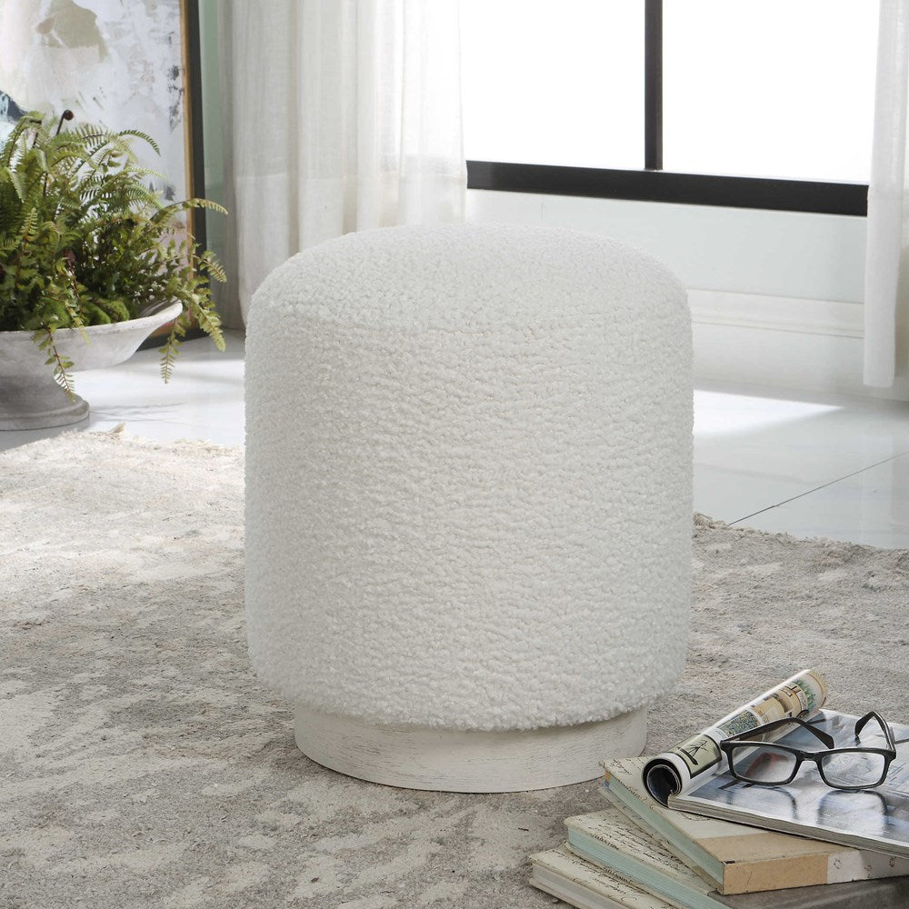 AVILA OTTOMAN, WHITE