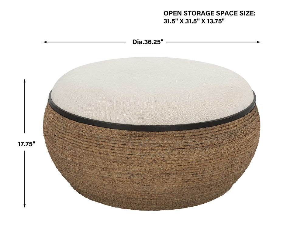 ISLAND OTTOMAN, LARGE