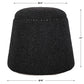 GUMDROP OTTOMAN, BLACK