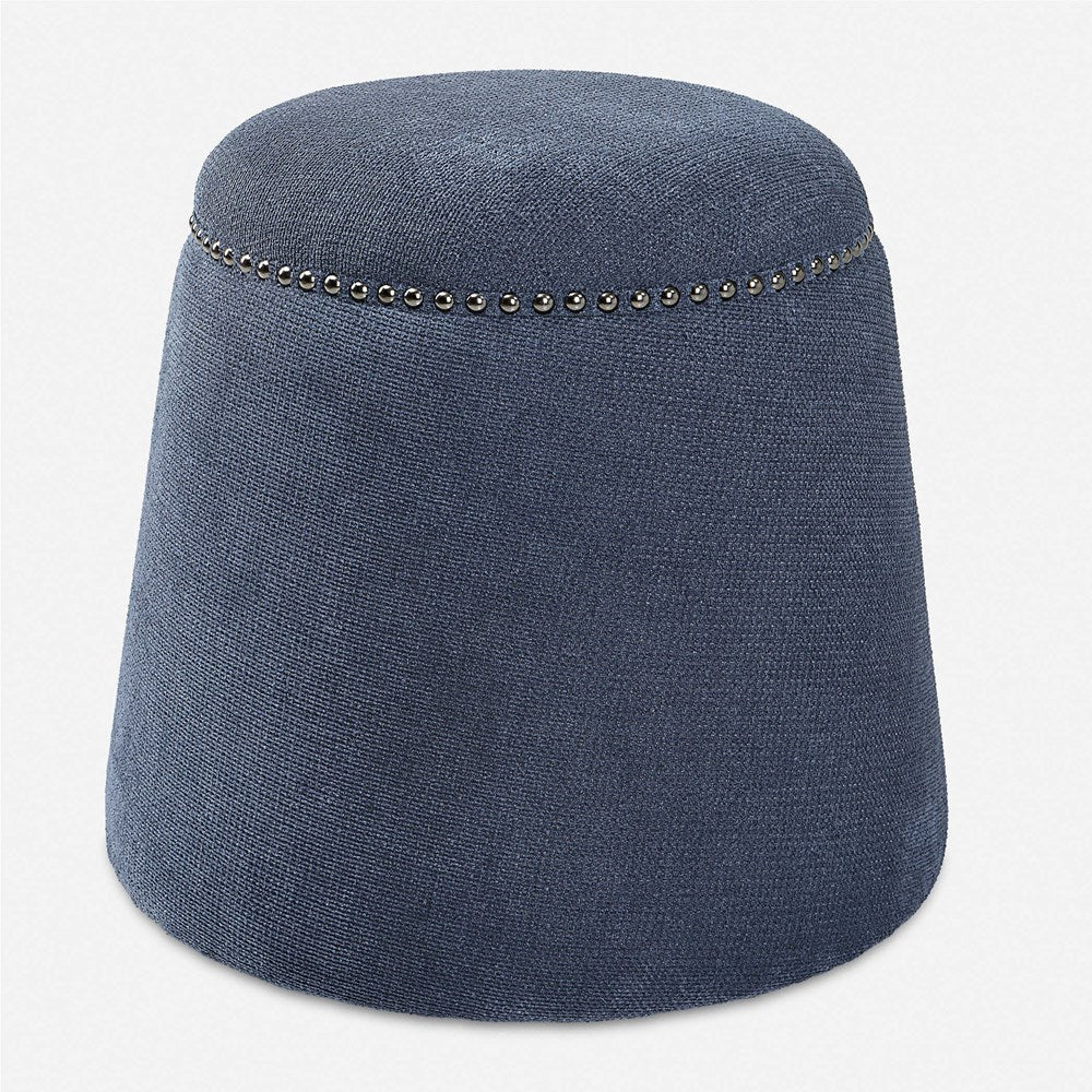 GUMDROP OTTOMAN, DENIM