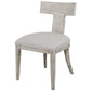 IDRIS ARMLESS CHAIR, WHITE, 2 PER BOX, PRICED EACH