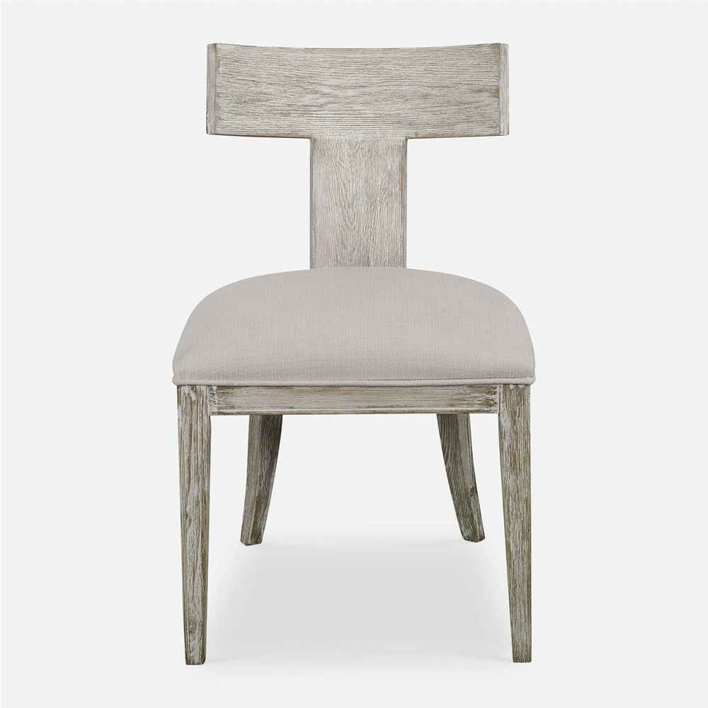 IDRIS ARMLESS CHAIR, WHITE, 2 PER BOX, PRICED EACH