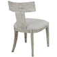 IDRIS ARMLESS CHAIR, WHITE, 2 PER BOX, PRICED EACH