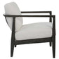 BRUNEI ACCENT CHAIR, WHITE