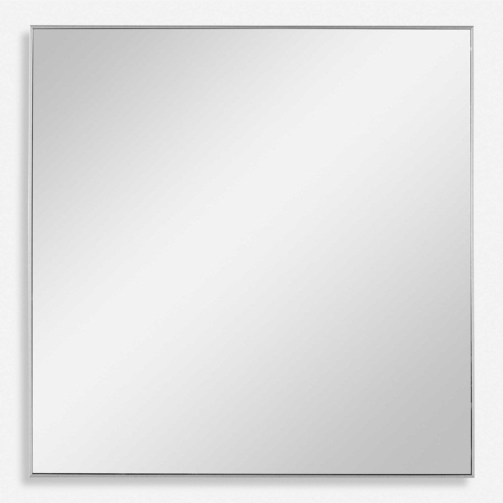 ALEXO SQUARE MIRROR, SILVER