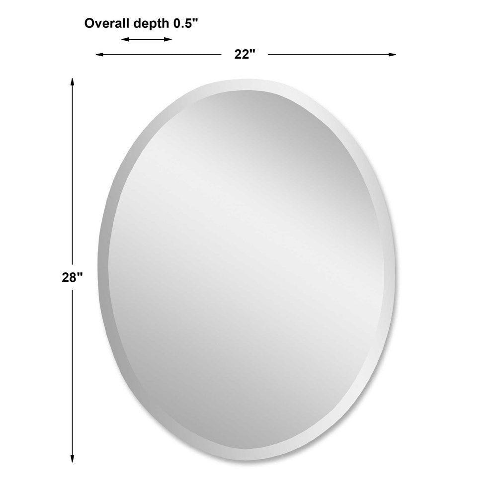 VANITY OVAL MIRROR