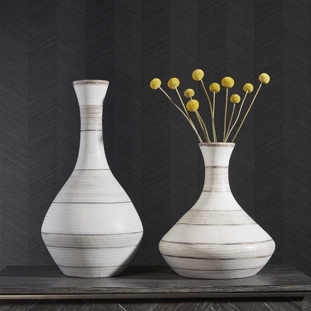 POTTER VASES, S/2