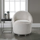 CRUE SWIVEL CHAIR, IVORY