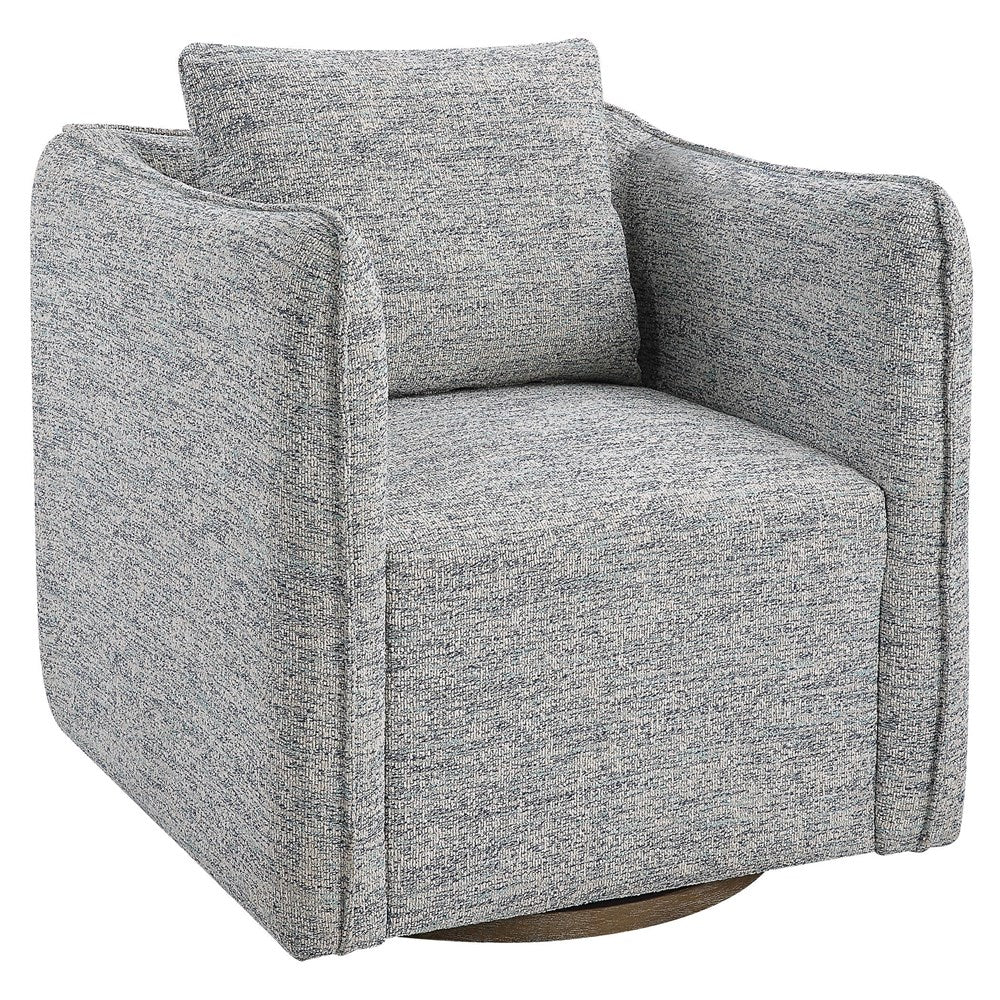 CORBEN SWIVEL CHAIR, BLUE