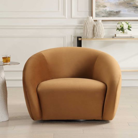 DESOTO SWIVEL CHAIR, HAZLENUT