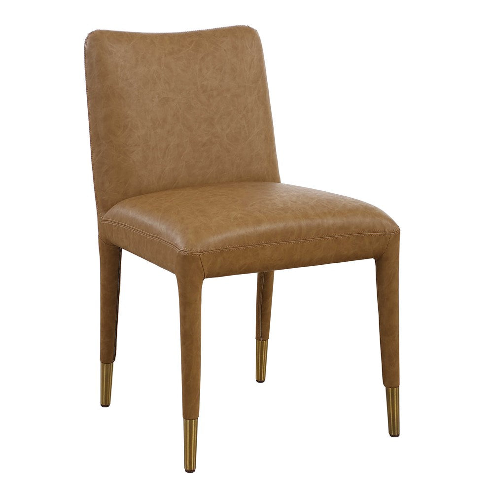 CONIFER DINING CHAIR, CAMEL, 2 PER BOX, PRICED EACH