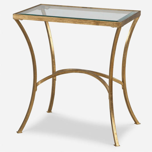 Alayna End Table, Gold