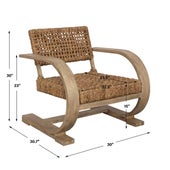 Rehema Accent Chair, Driftwood