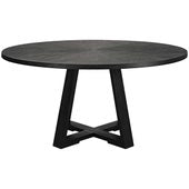 Gidran Dining Table, Black, 2 Cartons