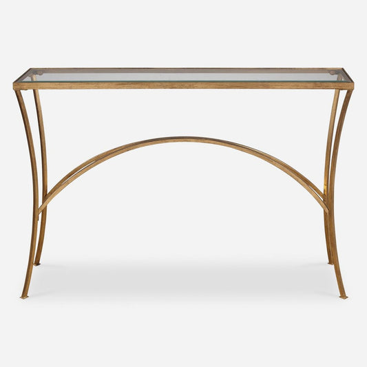 Alayna Console Table, Gold