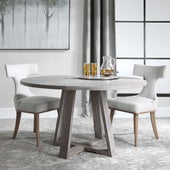 Gidran Dining Table, Gray, 2 Cartons