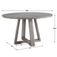 Gidran Dining Table, Gray, 2 Cartons