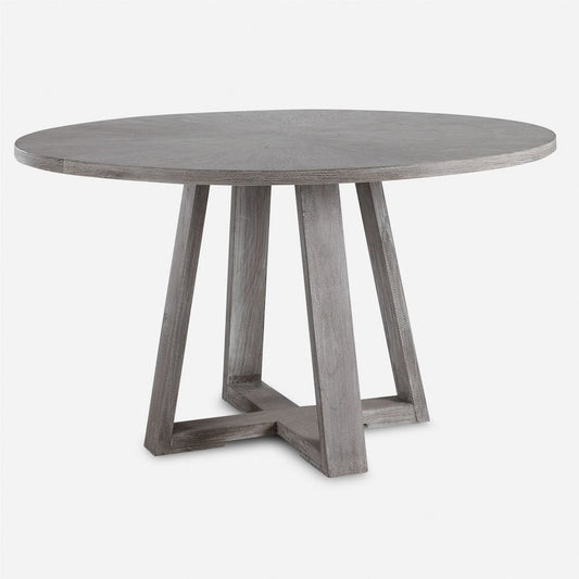 Gidran Dining Table, Gray, 2 Cartons