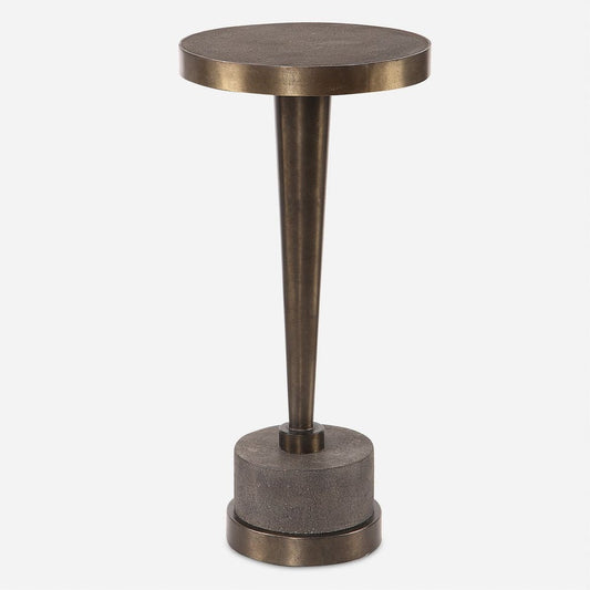 Masika Drink Table, Bronze